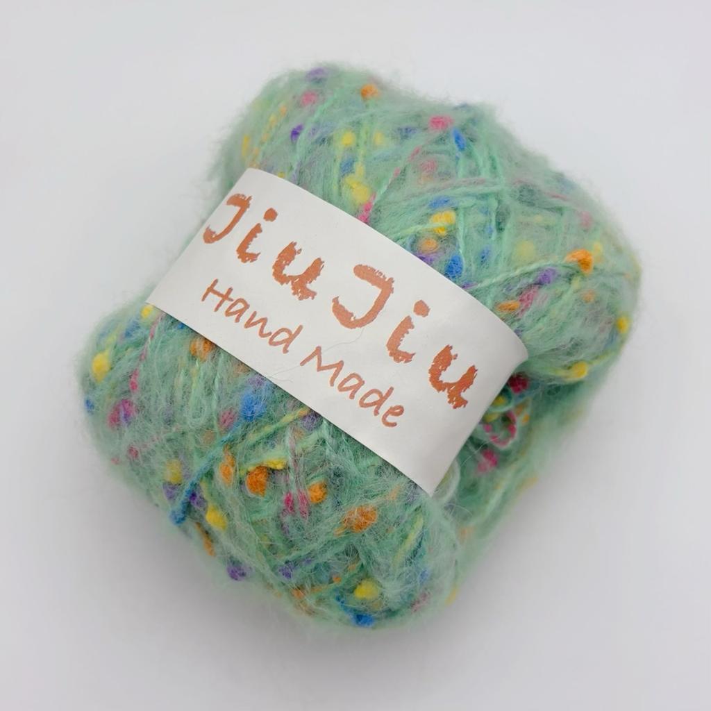 250g Yarn Handmade Wool Gypsy Ball Color Knitting Rough Mix Plush Yarn Ball Crochet Designer Sewing Sweater Accessories