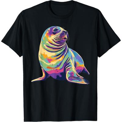 Camiseta Retro de Foca Elefante de los 90