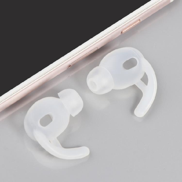 2Pairs Soft Silicone Case Ear Hook In-Ear Earbuds for 3 Ear Tips S / L