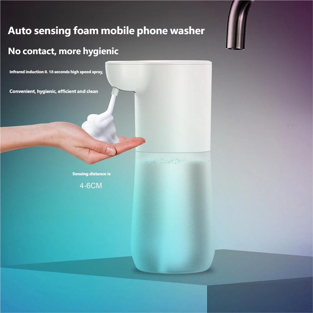 Automatic Soap Dispenser Soap Foam Dispenser Smart Sensor Soap Dispenser Contactless USB Charging 350ml Hand Sanitizer Machine