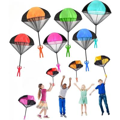 10 ks padákových hraček, Venkovní létající padáky bez zamotávání, Ručně házené létající hračky pro děti, chlapce, dívky, Dárky, Party drobnosti