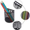Mesh Magnetic Pencil Holder Metal Stationary Organizer Desktop Stationery Storage Mesh Basket for Refrigerator Locker Office
