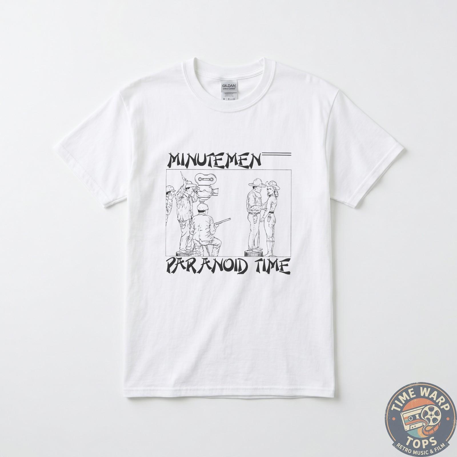 Minutemen Paranoid Time T-Shirt, Music, Band, Hardcore Punk, Art Punk, Punk Rock Unisex T-Shirt XXXL