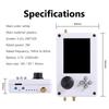 Portapack H2 Software Defined Radio Receiver Set Portable Radio Signal Receiver 3.2in Digital Dispaly Screen Radio