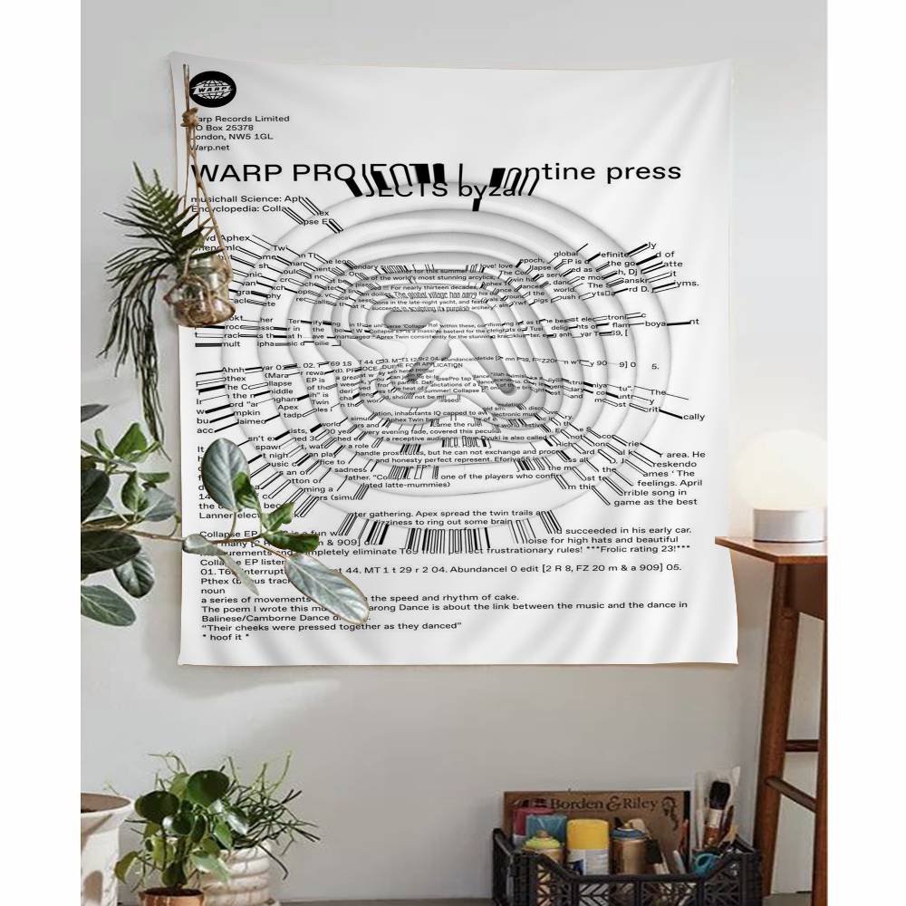 Aphex TTwin DJ Retro Colorful Tapestry Wall Hanging Bohemian Wall Tapestries Mandala Wall Hanging Sheets