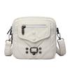Summer New Soft Leather Ethnic Style Women's Small Bag Casual Shoulder Bag Mobile Bag Less