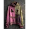 2025 European & American Cross-Border Halloween Loose Hooded Sweatshirt with 3D Print