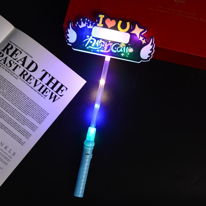 Glow Stick Photo Props for Kids' Birthday Party Decorations