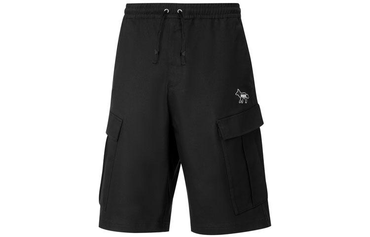 PUMA X Maison Kitsune Cargo Shorts Men s Black Moderate 530442-01 XS