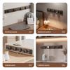 New Wood Grain Power Track Socket Household Kitchen Appliance Power Rail Plug Adapter Standard Wall Mobile Rail Socket