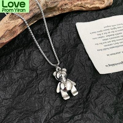 Necklace Niche Design Teddy Bear Sweater Necklace Women 'S New Trend Personality Cute Sweater Sweater