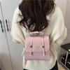 Fashion Small Backpack Autumn New Niche Design College Style Portable Small Square Bag Travel Bag