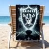 Raiders Football Legacy Bedrucktes Strandtuch, Superweiche Mikrofaser, Perfektes Geschenk Geburtstag, für Pool, Strand, Reisen, für Familie und Freunde