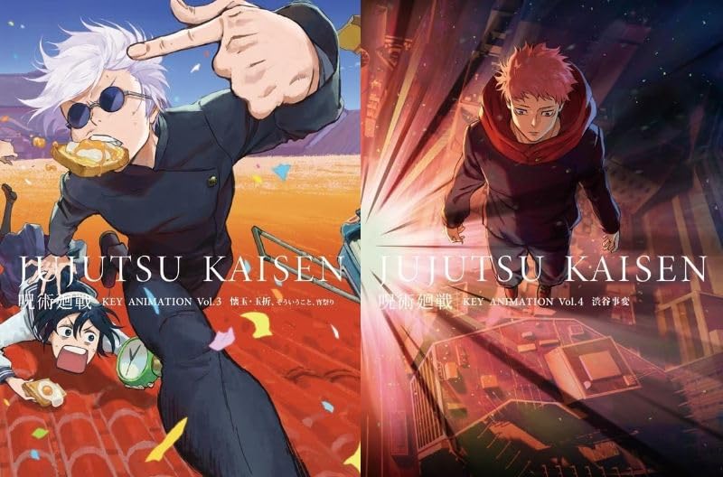 Издание Коробка для хранения Jujutsu Kaisen KEY ANIMATION Как это Коллекция оригинальных рисунков Коллекция оригинальных рисунков [Включает ограниченный бонус, Набор из 2 книг] Том 3 +