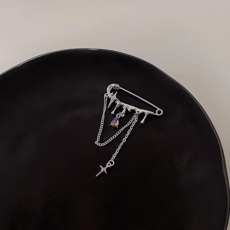 Fashion Irregular Tassel Chain Brooch For Women Multi-Functional Pants Chain Charm Versatile Accessory Jewelry Waist-Shaping Fix