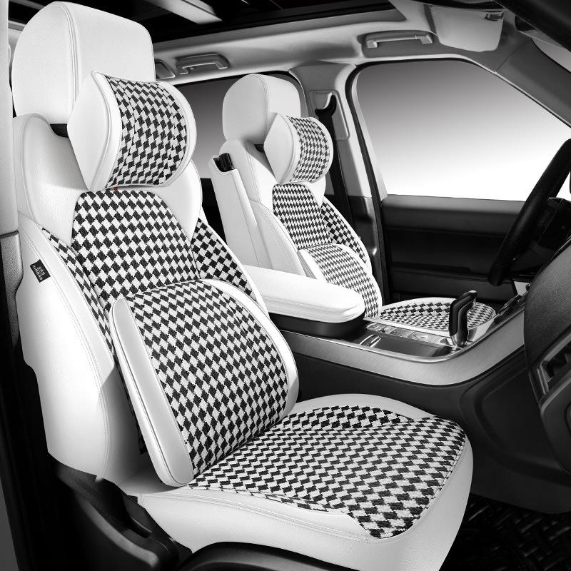 Tucson L Linen Full Surround Seat Cover - 2023 Model, Four Seasons Use