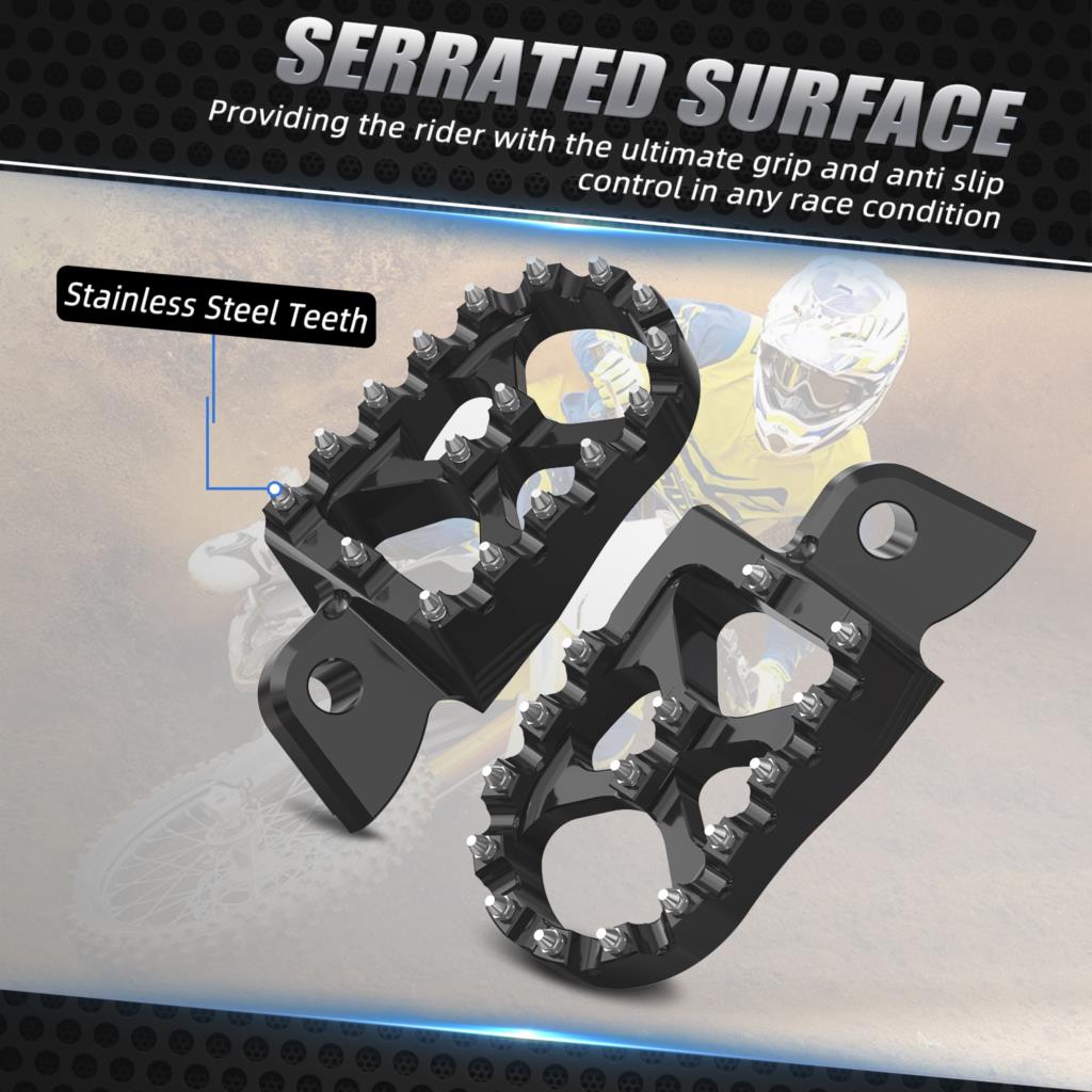 For KTM EXC 300 EXC 250 EXCF 350 EXC 450F 1998-2016 Foot Pegs Footrest Pedals SX 125 SXF 250 SXF 450 XCF 350 XCW 300 XCFW 500