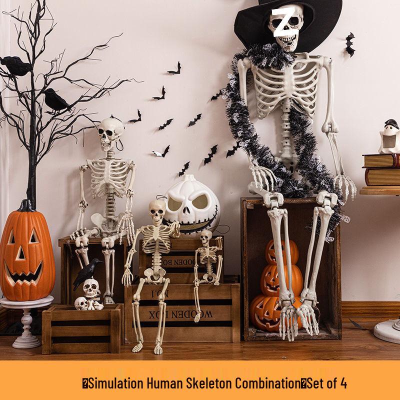 Halloween Human Skeleton Decoration for Party and Scene Layout