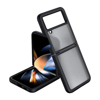 Průsvitný matný kryt na telefon pro Samsung Galaxy Z Flip 4 Flip4, ultratenký, průhledný, skládací obrazovka, zadní kryt pro Fold4