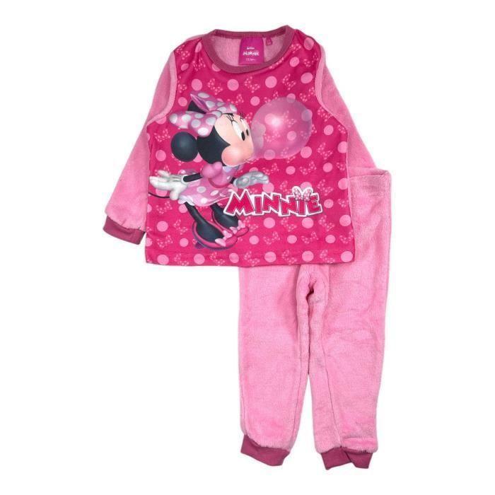 Pyjama - DISNEY - MIN24-2949 S1-5A - Fille - Minnie - Rose