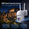 YOOSEE Ai APP Telecamera di Sicurezza da Esterno HD 5MP Telecamera WIFI IP66 Impermeabile Visione Notturna a Colori Completi Interfono Bidirezionale Visualizzazione Remota CCTV