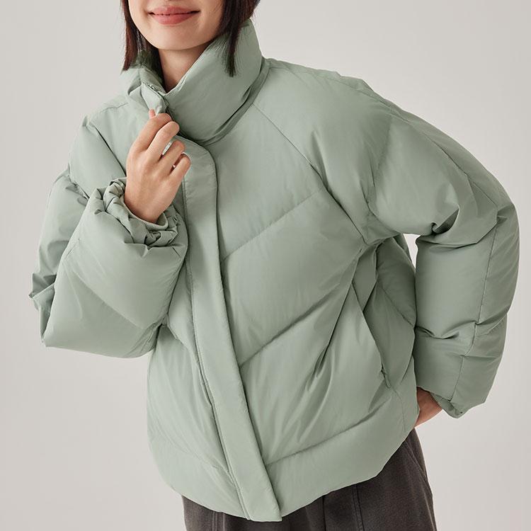 Skechers Warm Waterproof Anti-Static Lightweight Casual Sports Jacket Women Outerwear Light-Gray L425W019-05CQ