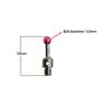 CMM Probu 10mm Uzunluk 3mm M3 Diş Paslanmaz Çelik