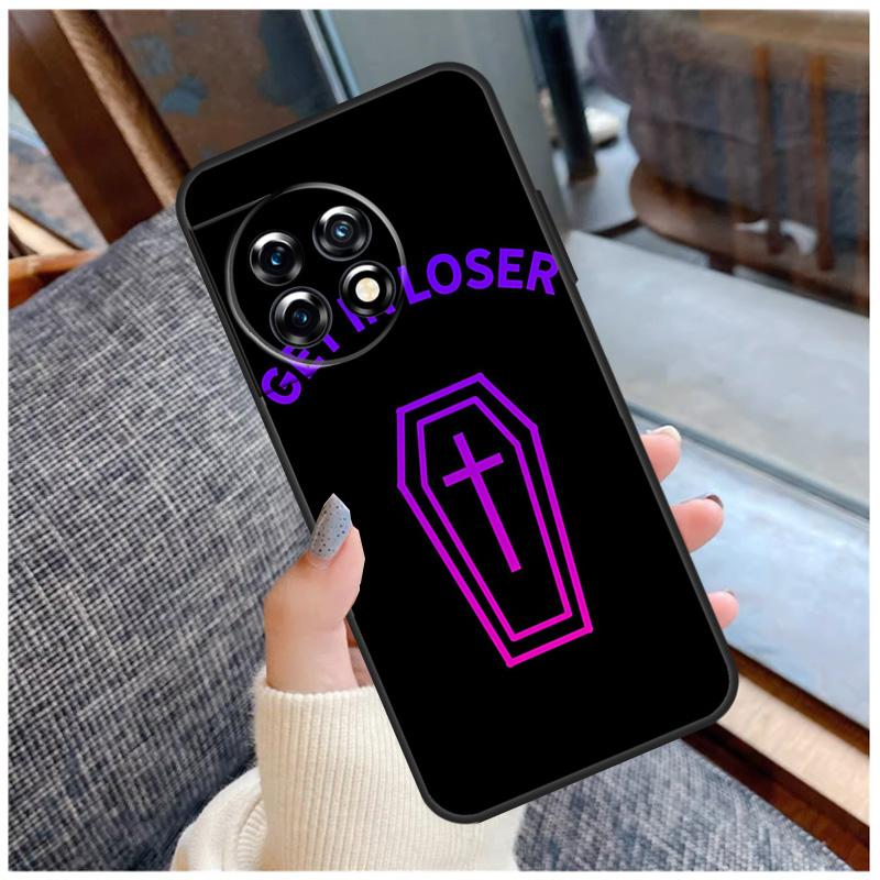 Skull Gothic Creepy Pastel Goth Case For OnePlus 13 13R 13s 12 12R 11 10 Pro 10T 8T Nord 5 CE 2 3 4 Lite N10 N20 N30 Coque