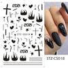 French Nail Stickers Liner Nail Art Decals Colorful Sliders Manicure Decor Summer