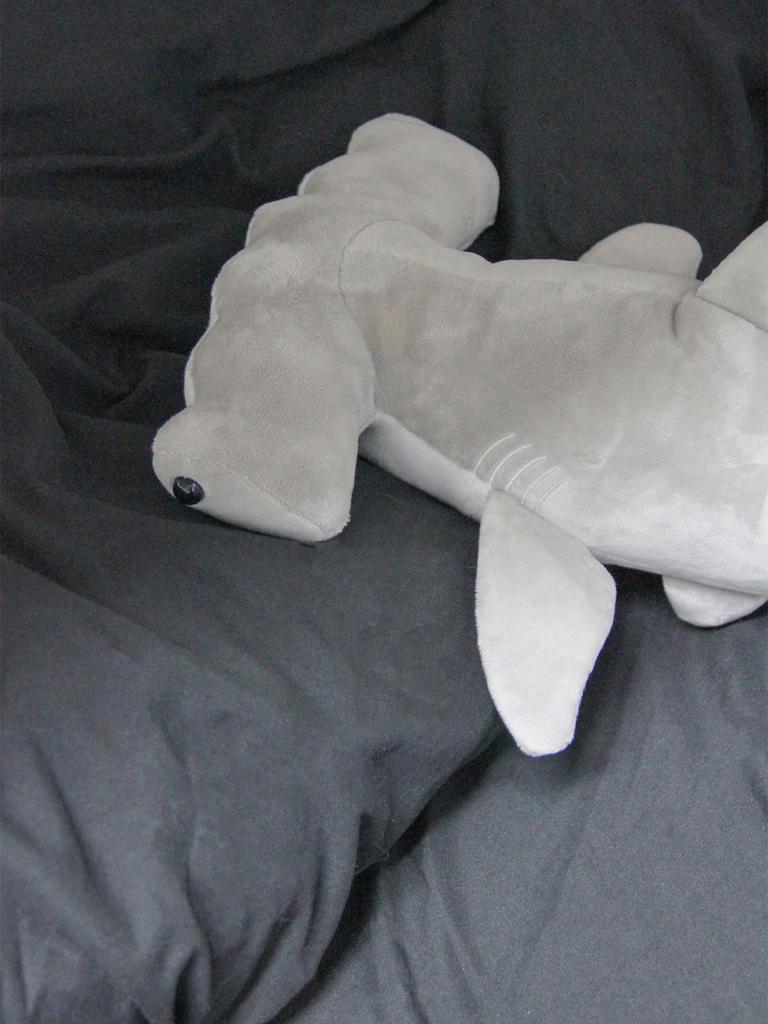 40 cm/15,75 Zoll Realistischer Weißspitzen-Riffhai Plüschtier Weiches Meeres-Tier Spielzeug Kuschelkissen Geburtstag Weihnachtsgeschenk Für Kinder Erwachsene
