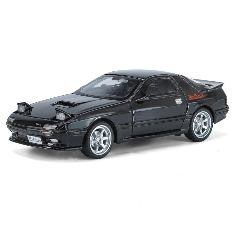 1/32 Mazda RX-7 Alloy Car Modelo Diecast Metal Sports Vehicles Modelo Alta Simulação Som e Luz Coleção Crianças Brinquedo Presente