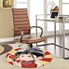 1pc Slam Dunk Anime Design Shohoku 14 Chair Mat - Office Desk Pad, Round Carpet for Home Decor