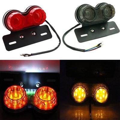 Universal Blinker Plug & Play Anzeige Korrosionsbeständiges Universal Effizientes Motorrad LED Rücklicht für Motor