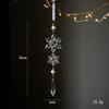 Snowflake Ornaments 2D Acrylic Snowflake Pendant Charm Christmas Ornaments For Winter Party Indoor Holiday Ceiling Office