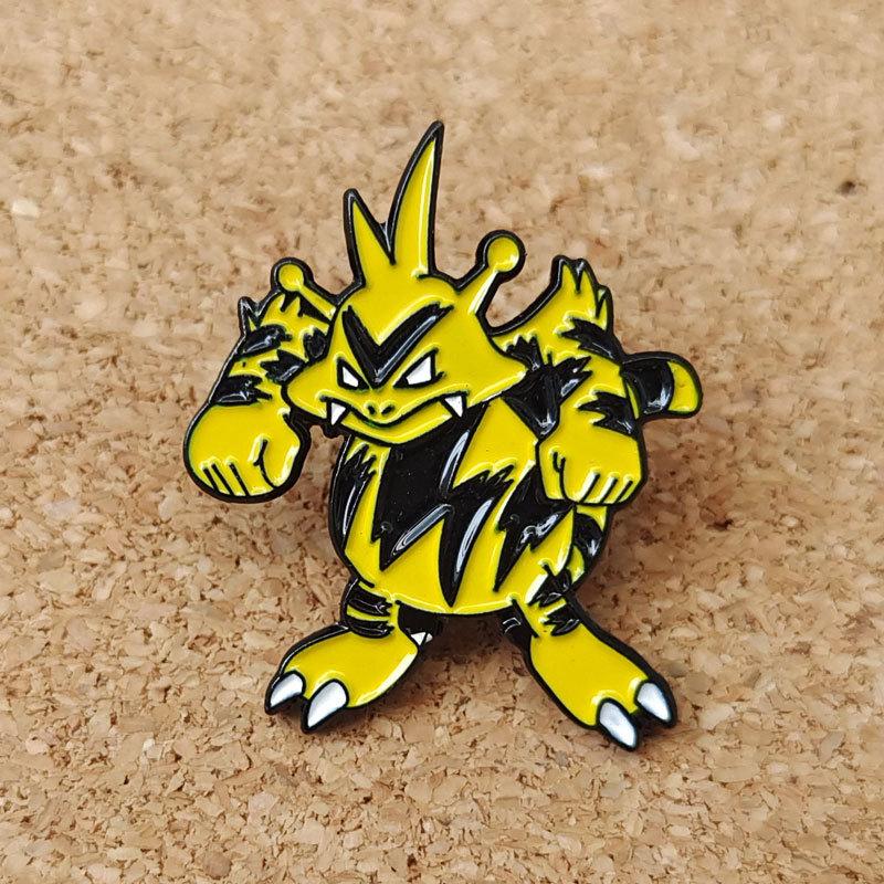 Electabuzz Enamel Pin Brooch for Women Cartoon Lapel Pins Badges on Backpack Clothing Accessories Jewelry Gifts