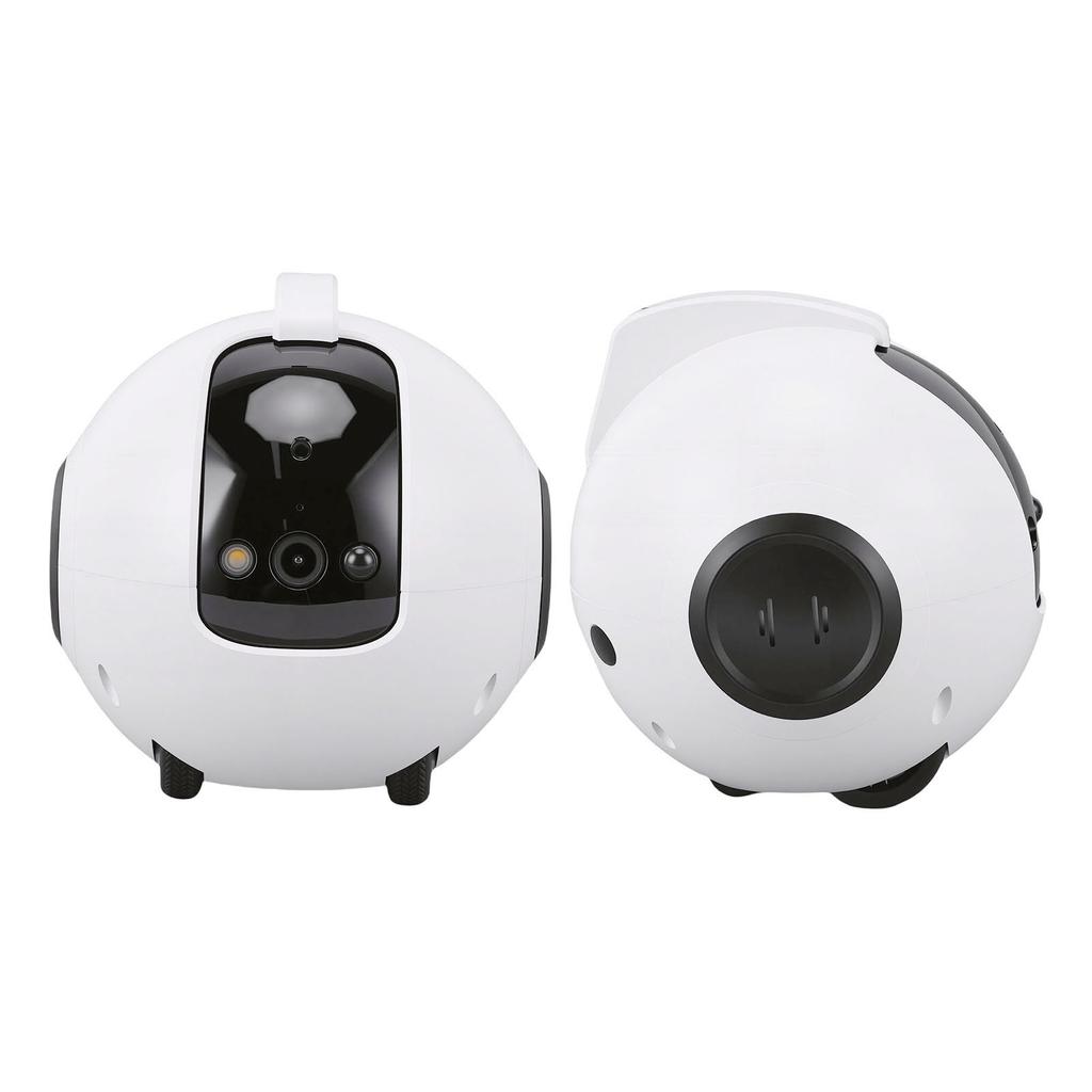 Home Camera Robot 2.5K Movable Pet Camera 4MP Indoor Security Camera Robot with Call 2 Way Talk Video Recording