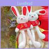 Plush Delightful Rabbit Keyring Adorable Keychain For Stylish New Gifts Year
