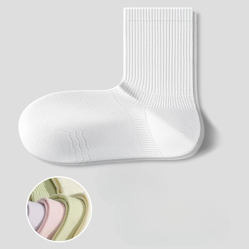 Women's Summer Thin Cotton Sweat Absorbing Deodorizing Breathable Boneless Cotton Socks