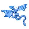 3D Printed Flying Dragon with Winged Figurine Movable Joint Fidget Toy Rotate Offi Desktop Ornament Adults Kid Toy Crafts Gift