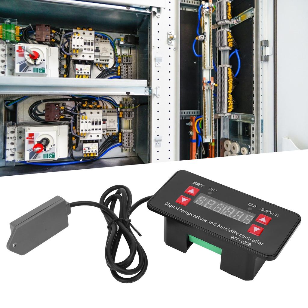 Temperature and Humidity Controller Digital Display Greenhouse Switch WT-1008 110-220VAC