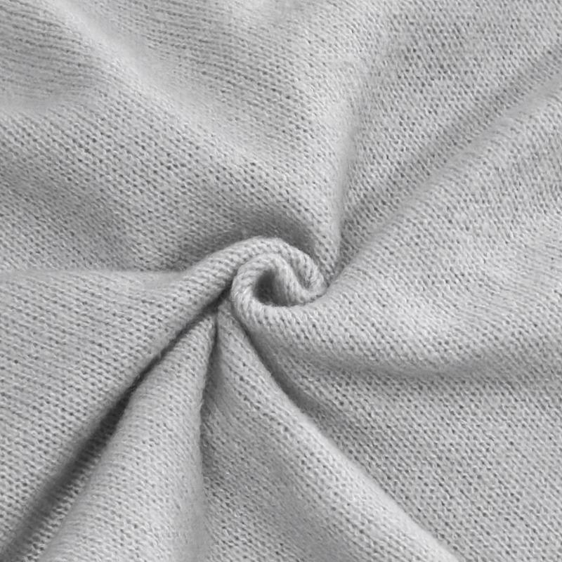 French Sweet Bow Decor Loose Long Sleeve Sweater Women S Fashion Knitwear