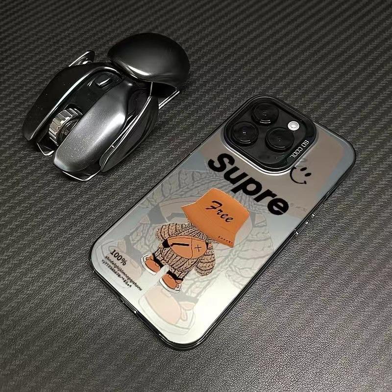 Orso Adatto per Apple 16pro Anime 15promax Custodia per Telefono Cellulare Iphone14 Creativo 13mini12