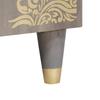 Sideboard Gray and Gold 40 x 33 x 75 cm Solid Mango Wood