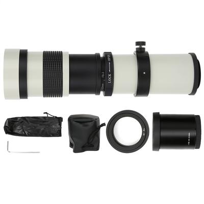 420‑800mm F8.3‑16 Manuel Odaklamalı Zoom Lens, F Mount Kamera için 2X Telekonvertör ile
