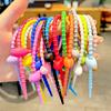 Silicone Lanyard Cable Tie In Dopamine Colors - Keychain Storage Rope & Hanging Buckle Ring
