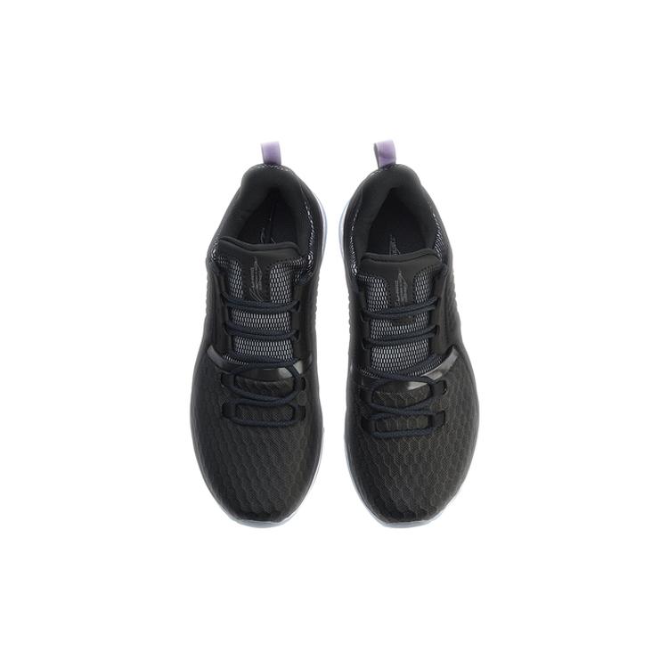 Li Ning Cloud Shield 2018 Water Repellent Cushioning Rebound Low Top Running Shoes Women's Black ARHN094-7