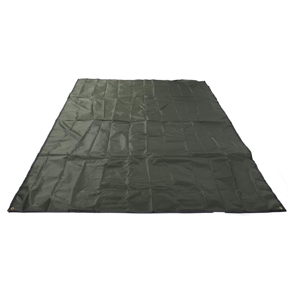 S Size Camping Tent Footprint Canopy Water Proof Camping Tarp Wear Proof Oxford Cloth Picnic Mat for Outdoor OD Green