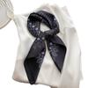 Vintage Paisley Imitation Silk Printed Silk Scarf Small Square Scarf Premium Shawl Sunscreen Neck Scarf Headscarf Scarf