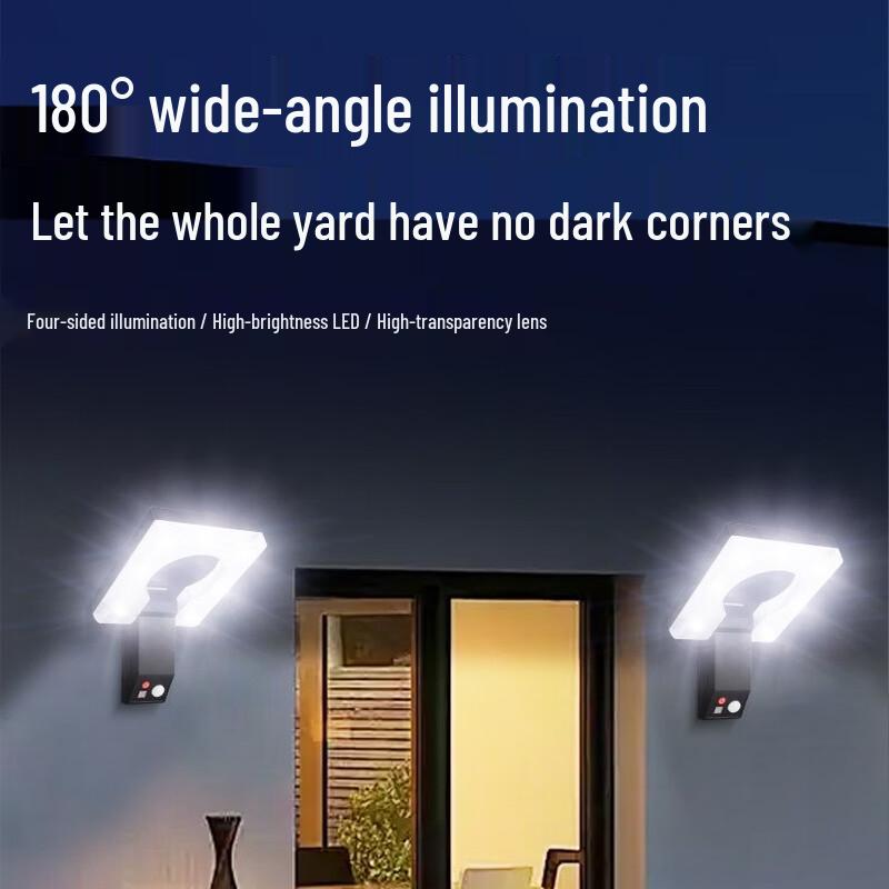 NuFeng Solar Folding Wall Lamp with Human Sensor