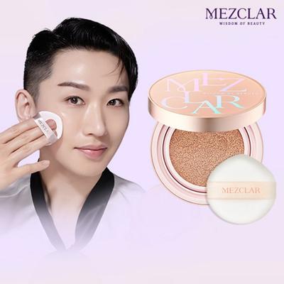 Mezcla Skincare Air Fit Cover Cushion, No. 23 Peach Case, 1 Piece